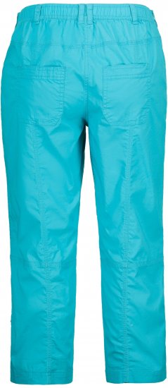 Ulla Popken Roll Tab Hem Stretch Cargo Pants Deep Aqua - Kavbojke & Hlače v Velikih Številkah – Plus Size - 