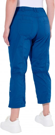 Ulla Popken Roll Tab Hem Stretch Cargo Pants Blue - Kavbojke & Hlače v Velikih Številkah – Plus Size - 