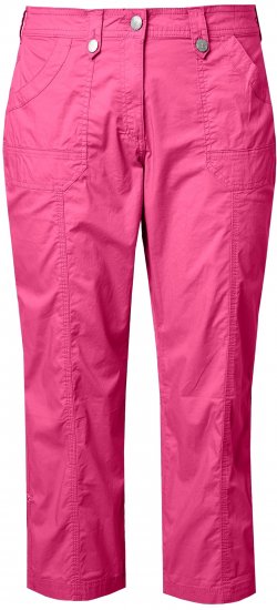 Ulla Popken Roll Tab Hem Stretch Cargo Pants Pink - Kavbojke & Hlače v Velikih Številkah – Plus Size - 