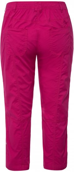 Ulla Popken Roll Tab Hem Stretch Cargo Pants Pink - Kavbojke & Hlače v Velikih Številkah – Plus Size - 