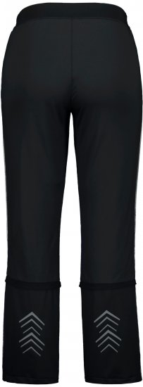 Ulla Popken Zip Off Reflective Detail Funtional Powerstretch Pants Black - Kavbojke & Hlače v Velikih Številkah – Plus Size - 