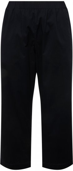 Ulla Popken Wide Leg Ruby Fit Stretch Chino Pants Dark Teal - Kavbojke & Hlače v Velikih Številkah – Plus Size - 