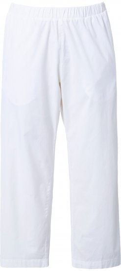 Ulla Popken Wide Leg Ruby Fit Stretch Chino Pants Snow White - Kavbojke & Hlače v Velikih Številkah – Plus Size - 