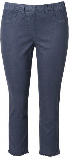 Ulla Popken Stretch Blend Bengaline Pants Navy - Kavbojke & Hlače v Velikih Številkah – Plus Size - 