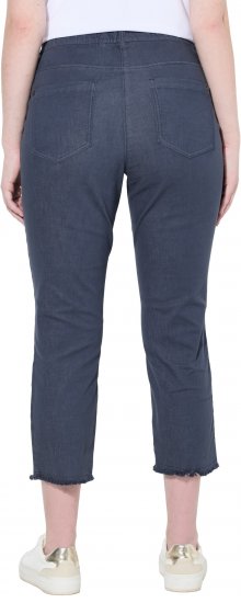 Ulla Popken Stretch Blend Bengaline Pants Navy - Kavbojke & Hlače v Velikih Številkah – Plus Size - 