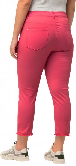 Ulla Popken Stretch Blend Bengaline Pants Light Pink - Kavbojke & Hlače v Velikih Številkah – Plus Size - 