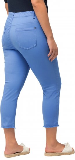 Ulla Popken Stretch Blend Bengaline Pants Blue - Kavbojke & Hlače v Velikih Številkah – Plus Size - 