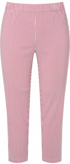 Ulla Popken Stretch Blend Bengaline Pants Pale Lilac - Kavbojke & Hlače v Velikih Številkah – Plus Size - 