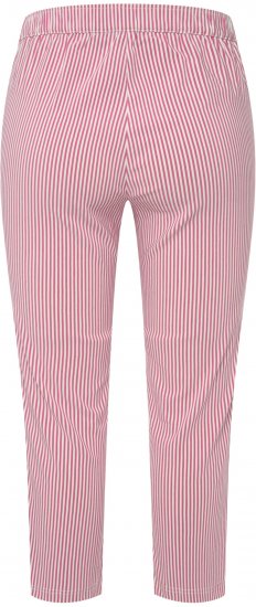 Ulla Popken Stretch Blend Bengaline Pants Pale Lilac - Kavbojke & Hlače v Velikih Številkah – Plus Size - 
