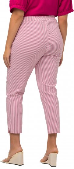 Ulla Popken Stretch Blend Bengaline Pants Pale Lilac - Kavbojke & Hlače v Velikih Številkah – Plus Size - 