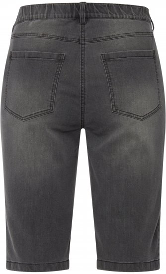 Ulla Popken Basic Denim Mandy Bermuda Shorts Denim Blue - Kavbojke & Hlače v Velikih Številkah – Plus Size - 