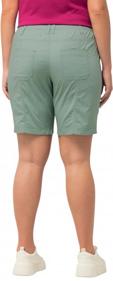 Ulla Popken Cargo Bermuda Shorts Light Moss Green - Kavbojke & Hlače v Velikih Številkah – Plus Size - 