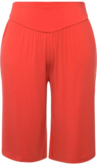 Ulla Popken Wide Leg Flared Bermuda Shorts - Kavbojke & Hlače v Velikih Številkah – Plus Size - 