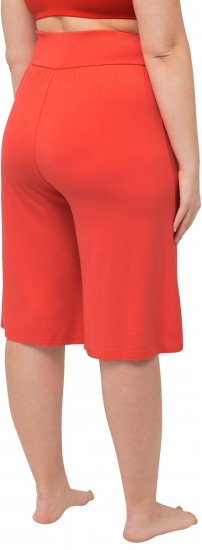 Ulla Popken Wide Leg Flared Bermuda Shorts - Kavbojke & Hlače v Velikih Številkah – Plus Size - 
