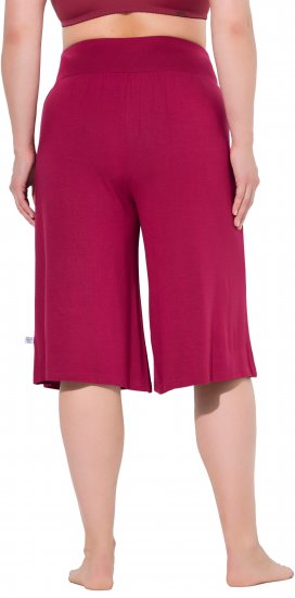 Ulla Popken Wide Leg Flared Bermuda Shorts - Kavbojke & Hlače v Velikih Številkah – Plus Size - 