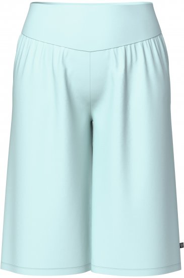 Ulla Popken Wide Leg Flared Bermuda Shorts Blue - Kavbojke & Hlače v Velikih Številkah – Plus Size - 