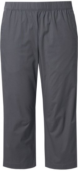 Ulla Popken Cropped Ruby Fit Pants Graphite Grey - Kavbojke & Hlače v Velikih Številkah – Plus Size - 