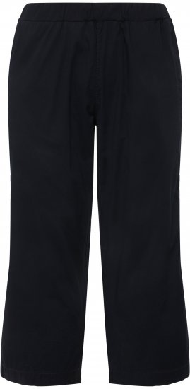 Ulla Popken Cropped Ruby Fit Pants Navy - Kavbojke & Hlače v Velikih Številkah – Plus Size - 
