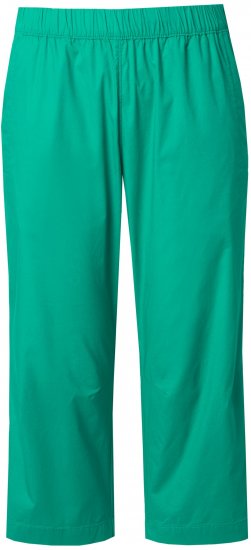 Ulla Popken Cropped Ruby Fit Pants Emerald Green - Kavbojke & Hlače v Velikih Številkah – Plus Size - 