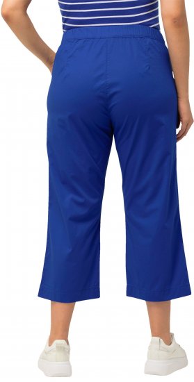 Ulla Popken Cropped Ruby Fit Pants Blue - Kavbojke & Hlače v Velikih Številkah – Plus Size - 