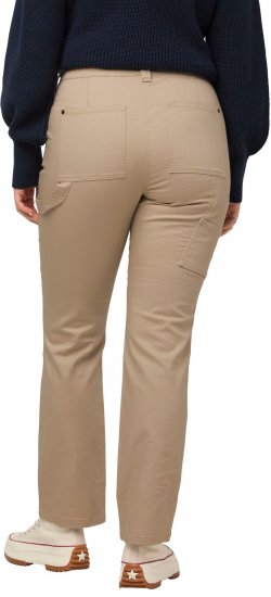 Ulla Popken Bootcut Carpenter Jeans Dark Putty - Kavbojke & Hlače v Velikih Številkah – Plus Size - 