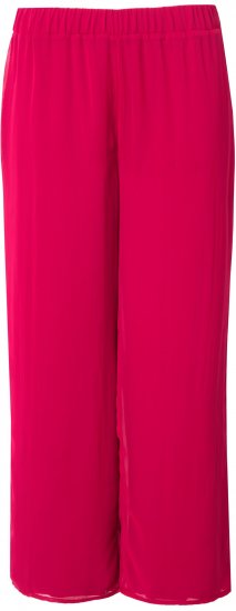 Ulla Popken Layered Chiffon Wide Leg Pants - Kavbojke & Hlače v Velikih Številkah – Plus Size - 