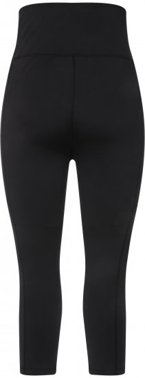 Ulla Popken Cropped High Waisted Leggings Black - Kavbojke & Hlače v Velikih Številkah – Plus Size - 