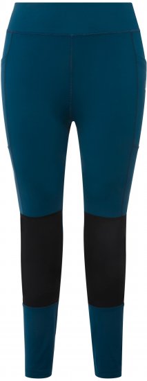 Ulla Popken High Waisted Hiking Leggings Blue - Kavbojke & Hlače v Velikih Številkah – Plus Size - 