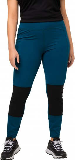Ulla Popken High Waisted Hiking Leggings Blue - Kavbojke & Hlače v Velikih Številkah – Plus Size - 