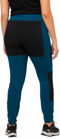 Ulla Popken High Waisted Hiking Leggings Blue - Kavbojke & Hlače v Velikih Številkah – Plus Size - 