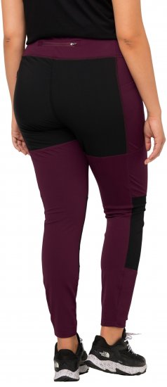 Ulla Popken High Waisted Hiking Leggings Purple - Kavbojke & Hlače v Velikih Številkah – Plus Size - 
