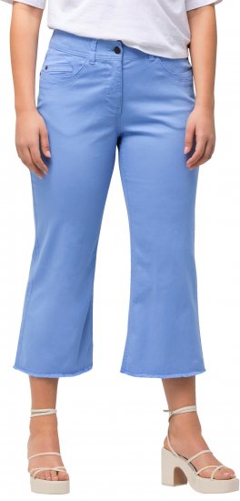 Ulla Popken Mary Crop Jeans Cloud Blue - Kavbojke & Hlače v Velikih Številkah – Plus Size - 