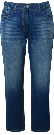 Ulla Popken Boyfriend Jeans Blue Denim - Kavbojke & Hlače v Velikih Številkah – Plus Size - 