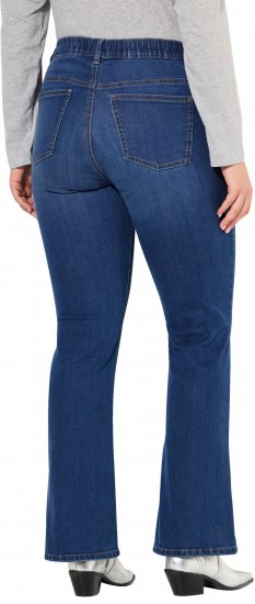Ulla Popken Bootcut Marie Jeans Blue - Kavbojke & Hlače v Velikih Številkah – Plus Size - 