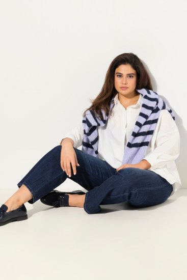 Ulla Popken Bootcut Stretch Fit Jeans Blue - Ulla Popken - Ulla Popken oblačila večjih velikosti