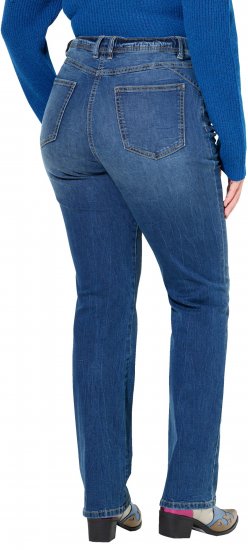 Ulla Popken Wide Leg Mandy Jeans Blue - Kavbojke & Hlače v Velikih Številkah – Plus Size - 