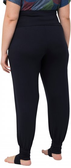 Ulla Popken Stirrup Yoga Pants Navy - Kavbojke & Hlače v Velikih Številkah – Plus Size - 