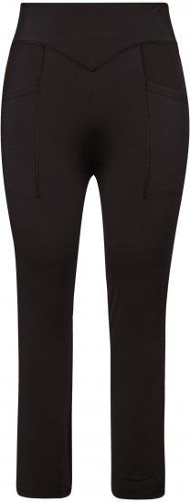 Ulla Popken Straight Leg Quick Drying Leggings Black - Kavbojke & Hlače v Velikih Številkah – Plus Size - 