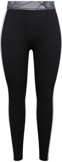 Ulla Popken High Waisted Leggings Black - Kavbojke & Hlače v Velikih Številkah – Plus Size - 