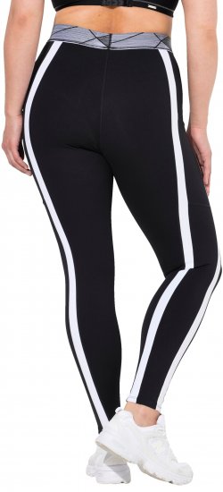 Ulla Popken High Waisted Leggings Black - Kavbojke & Hlače v Velikih Številkah – Plus Size - 