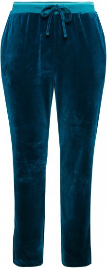 Ulla Popken Velvet Leggings Blue - Kavbojke & Hlače v Velikih Številkah – Plus Size - 