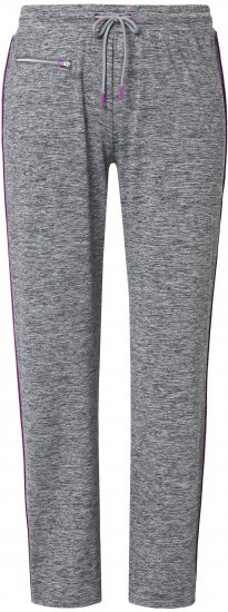 Ulla Popken Quick Drying Jogging Pants Grey - Kavbojke & Hlače v Velikih Številkah – Plus Size - 
