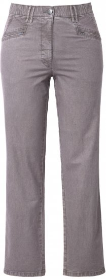 Ulla Popken Tapered Leg Mony Pants Black - Kavbojke & Hlače v Velikih Številkah – Plus Size - 