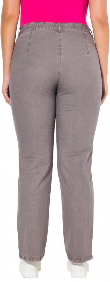 Ulla Popken Tapered Leg Mony Pants Black - Kavbojke & Hlače v Velikih Številkah – Plus Size - 