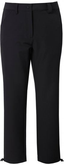 Ulla Popken Triple Function Comfort Waist Softshell Pants Black - Kavbojke & Hlače v Velikih Številkah – Plus Size - 