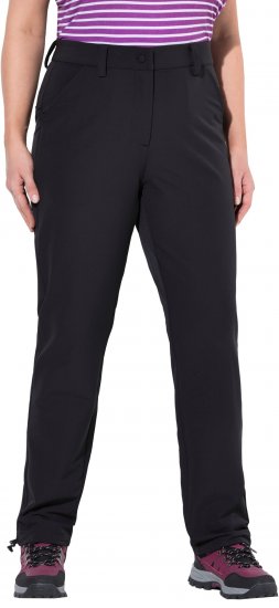 Ulla Popken Triple Function Comfort Waist Softshell Pants Black - Kavbojke & Hlače v Velikih Številkah – Plus Size - 
