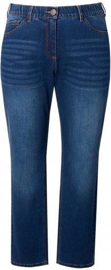 Ulla Popken Stretch Fit Boyfriend Jeans Blue - Kavbojke & Hlače v Velikih Številkah – Plus Size - 