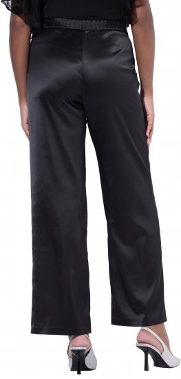 Ulla Popken Rhinestone Detail Comfort Waist Pants Black - Kavbojke & Hlače v Velikih Številkah – Plus Size - 