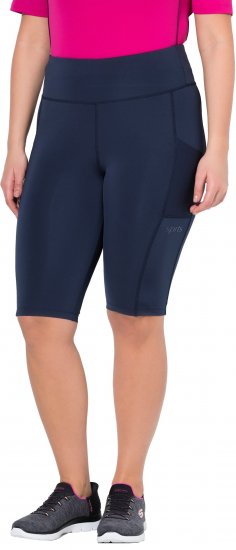Ulla Popken Quick Drying Performance Shorts Grey - Kavbojke & Hlače v Velikih Številkah – Plus Size - 