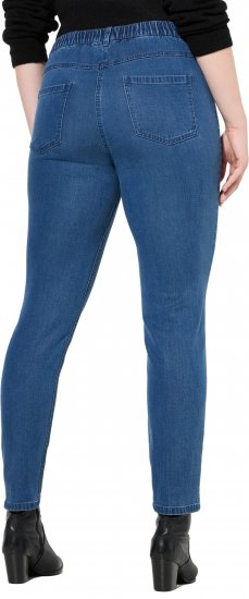 Ulla Popken Denim Five Pocket Jeggings Blue Denim - Kavbojke & Hlače v Velikih Številkah – Plus Size - 